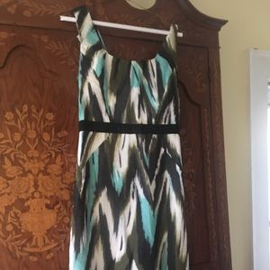 Beautiful jade and chocolate Milly dress